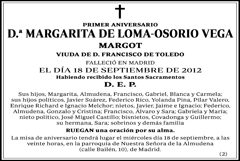 Margarita de Loma-Osorio Vega